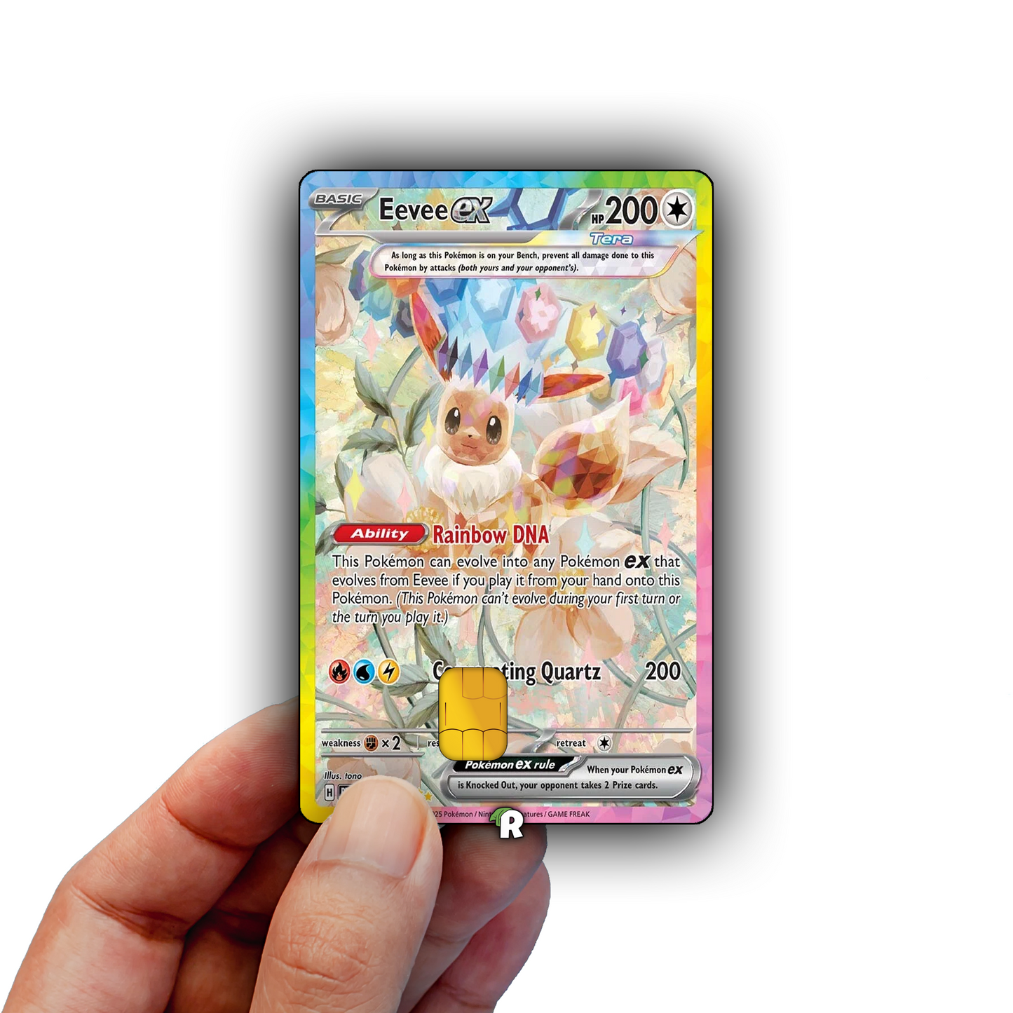 Terastal Eevee Credit Card Skin