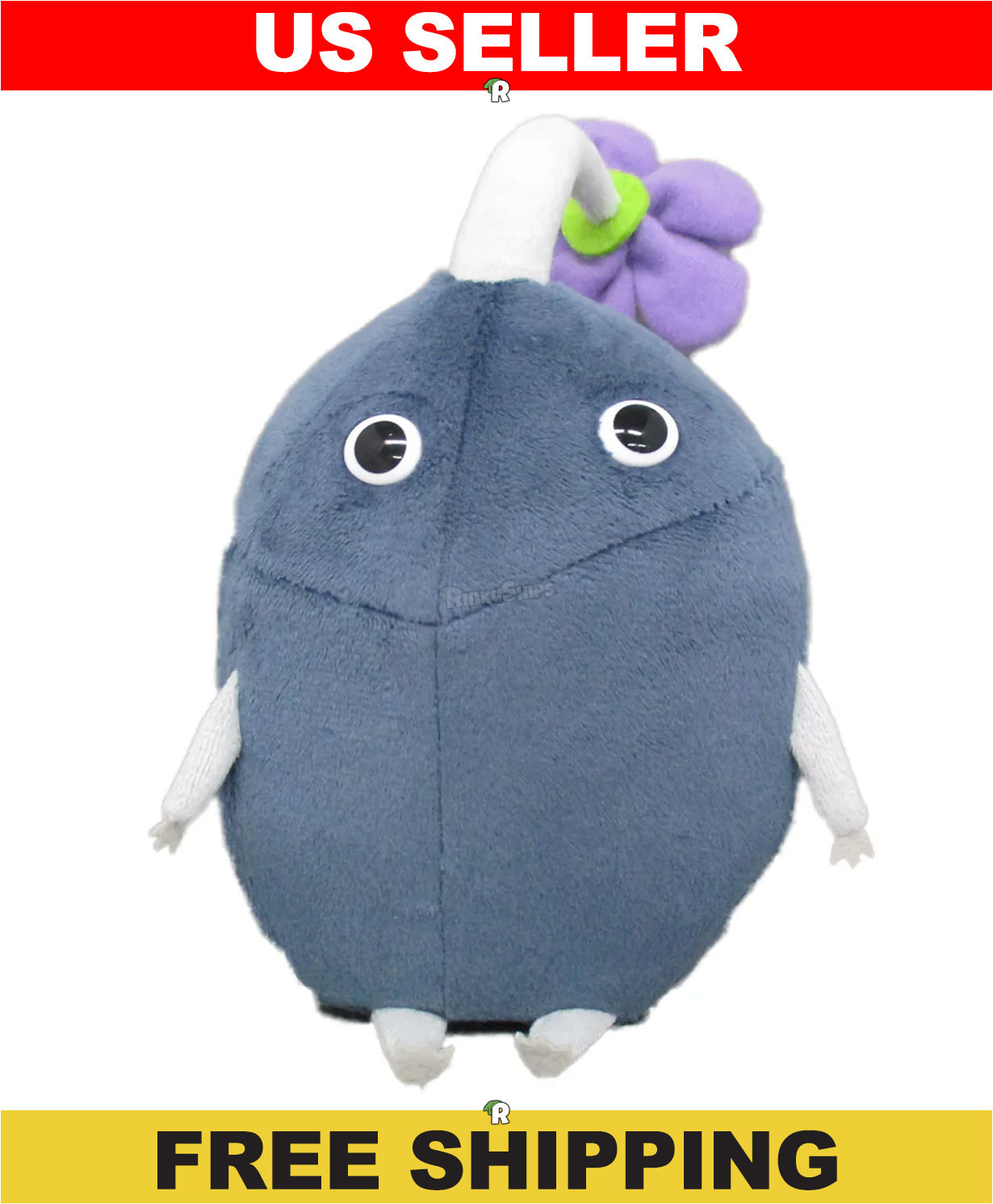Rock Pikmin 7" Nintendo Little Buddy Licensed Plush