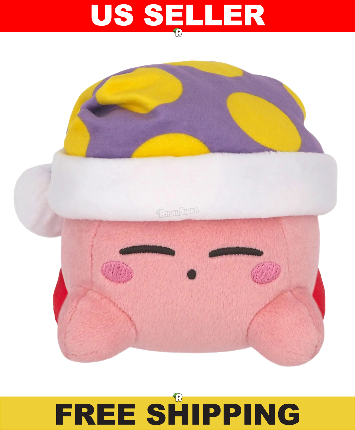 Kirby Sleep 6" Nintendo Little Buddy Licensed Plush