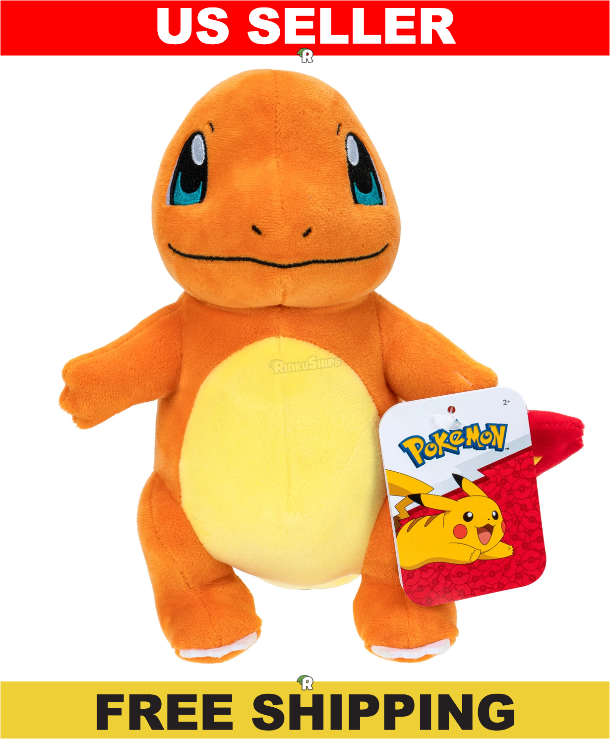 Charmander 8" Pokémon Jazwares Licensed Plush