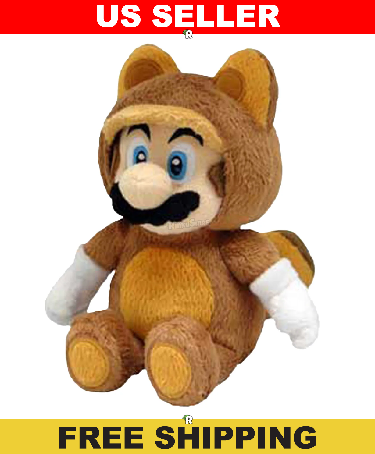 Tanooki Mario 9" Nintendo Little Buddy Licensed Plush