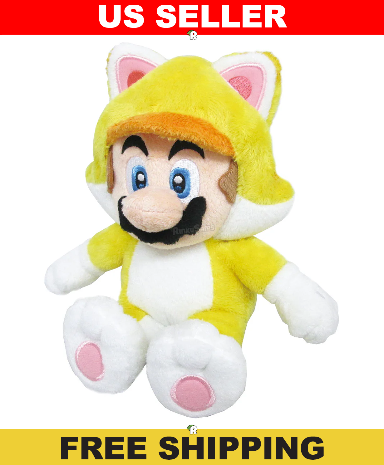 Cat Mario 10" Nintendo Little Buddy Licensed Plush