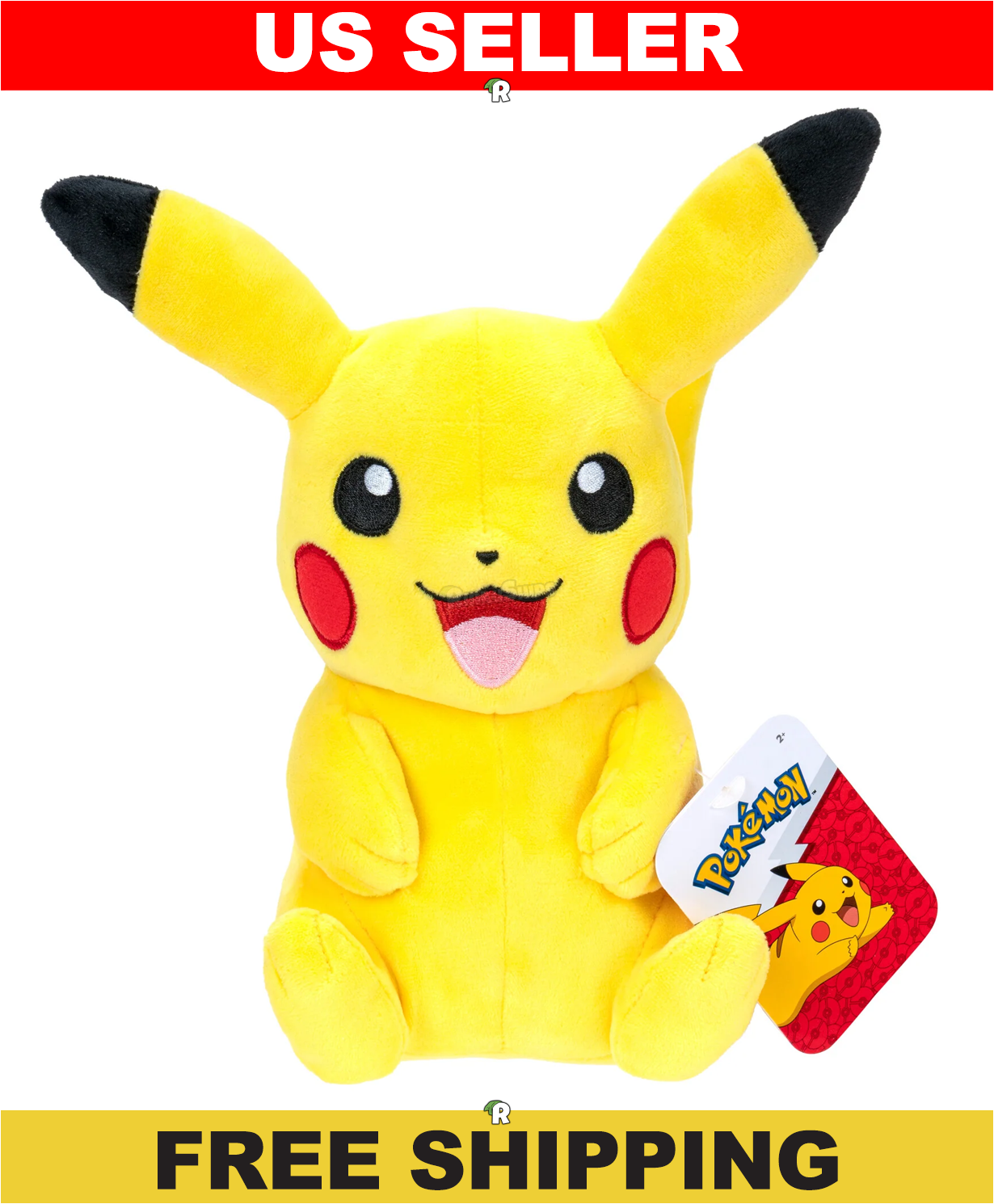 Pikachu 8" Pokémon Jazwares Licensed Plush