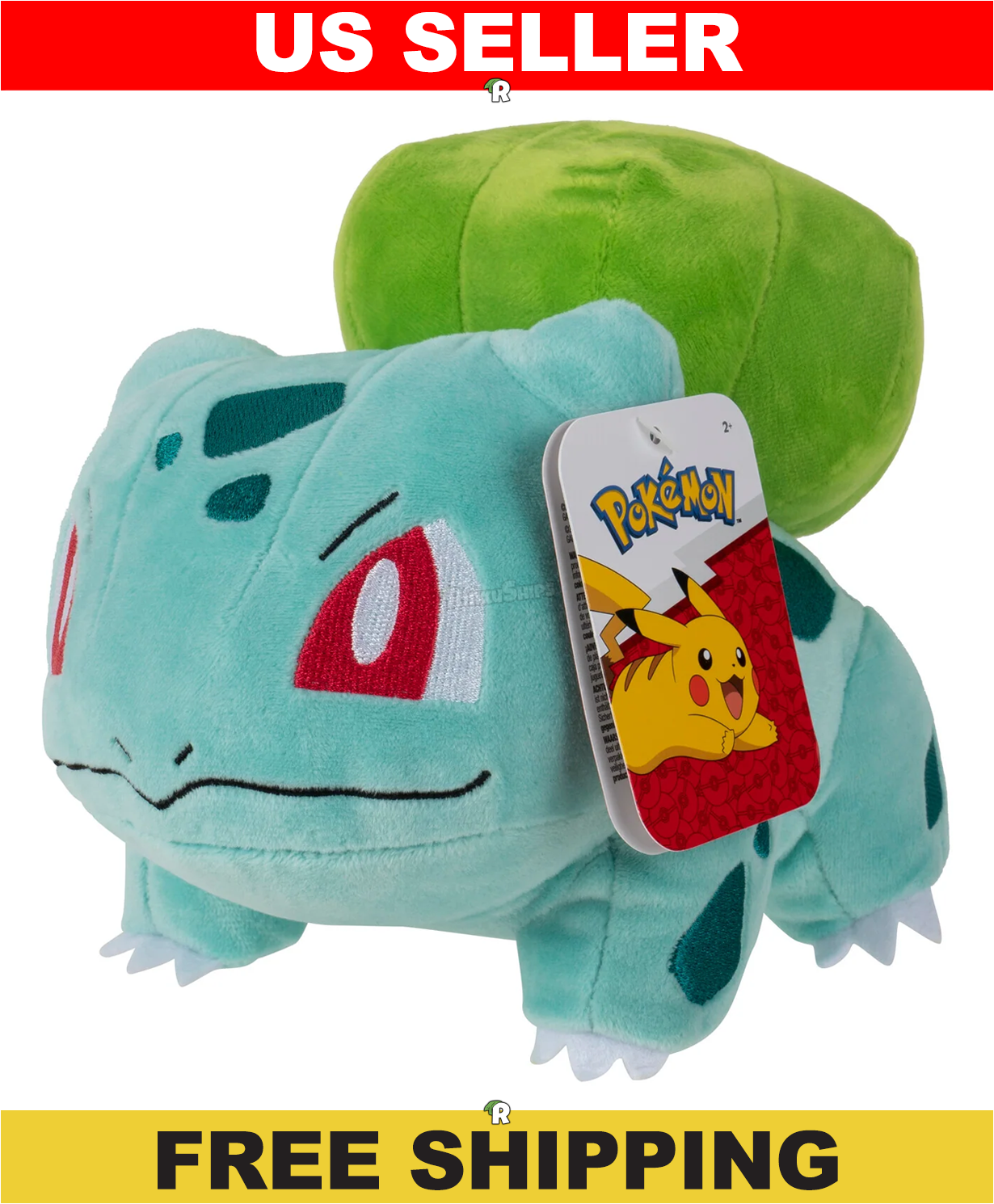 Bulbasaur 8" Pokémon Jazwares Licensed Plush