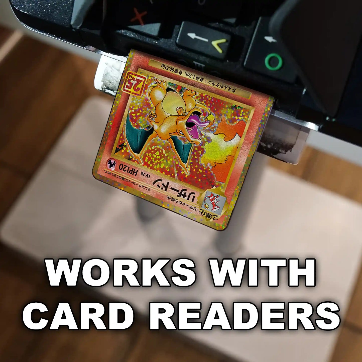 Charizard 25th Anniversary Credit Card Skin - Glossy Vinyl Decal Sticker Cover
