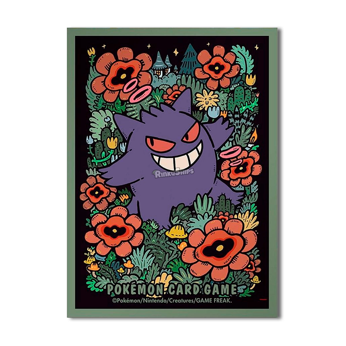 Gengar Flower Card Sleeves