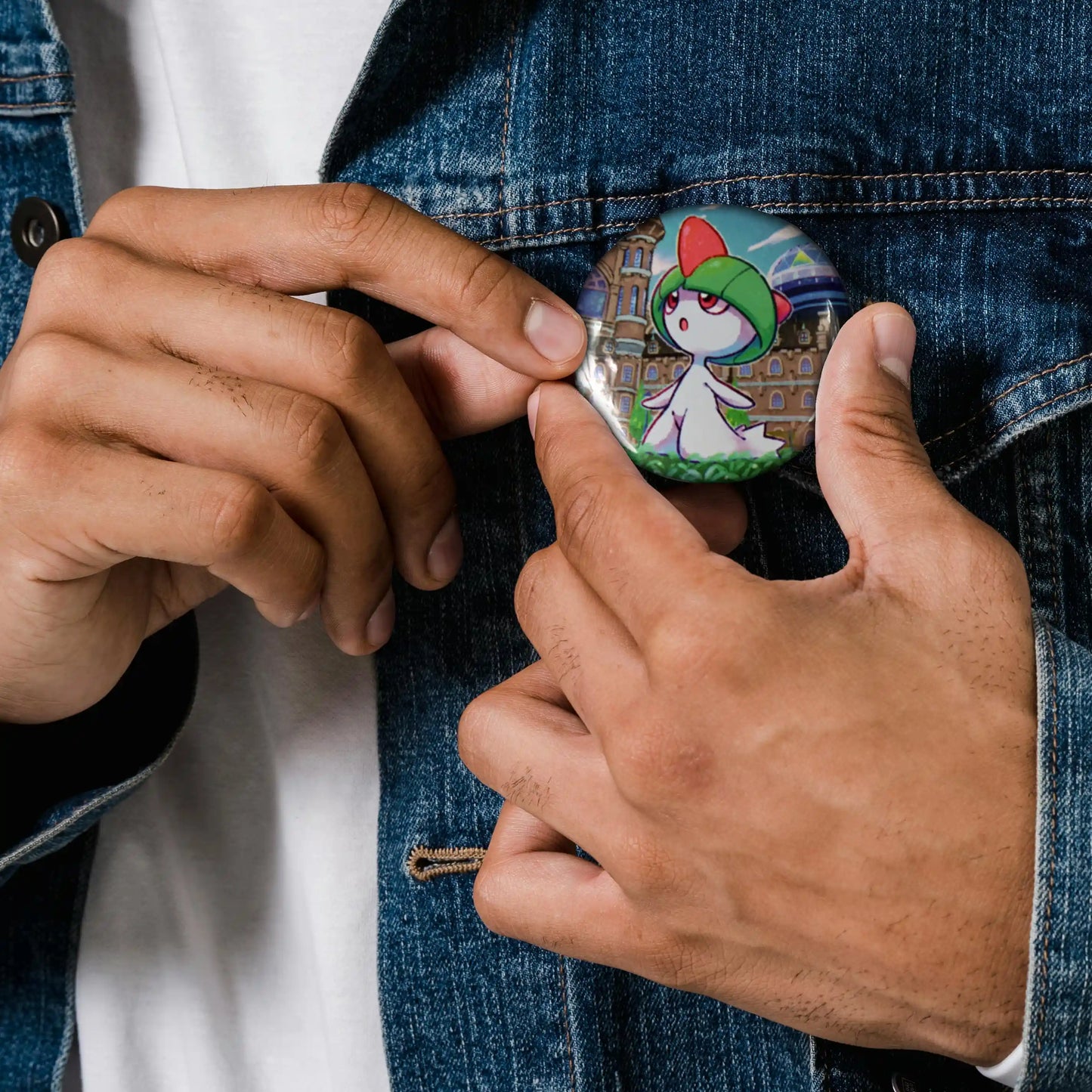 Pokemon Button Pin Mystery Pack - Modern Theme - Handmade from Authentic Cards