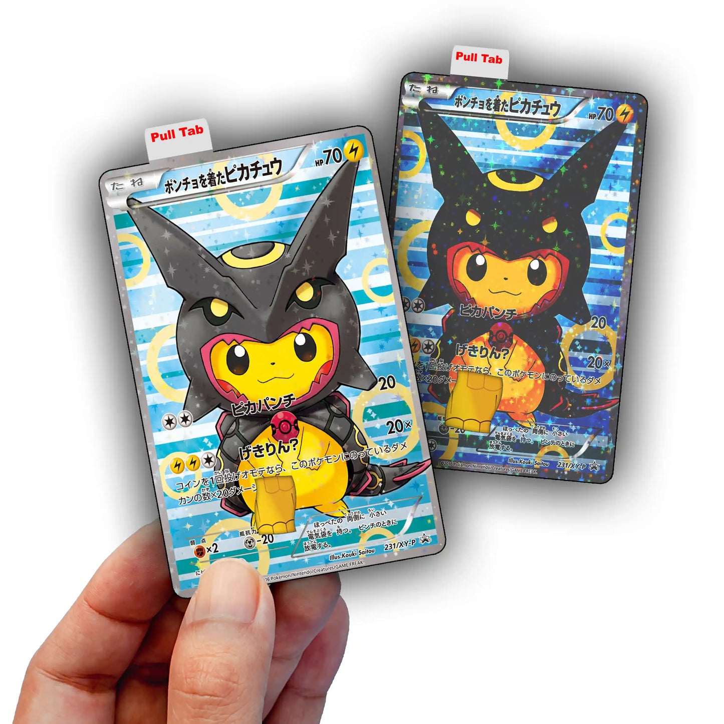 Shiny Rayquaza Pikachu Credit Card Skin