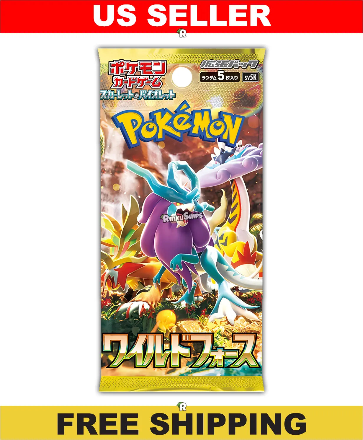 Pokemon Box Pokmon TCG Wild Force Booster Box Japanese SV5K Brand New & Sealed, Collectible Card Game Pokemon Booster Box Pokemon Box Pokmon TCG Wild Force Booster Box Japanese SV5K Brand New & Sealed, Collectible Card Game Pokemon Booster Box