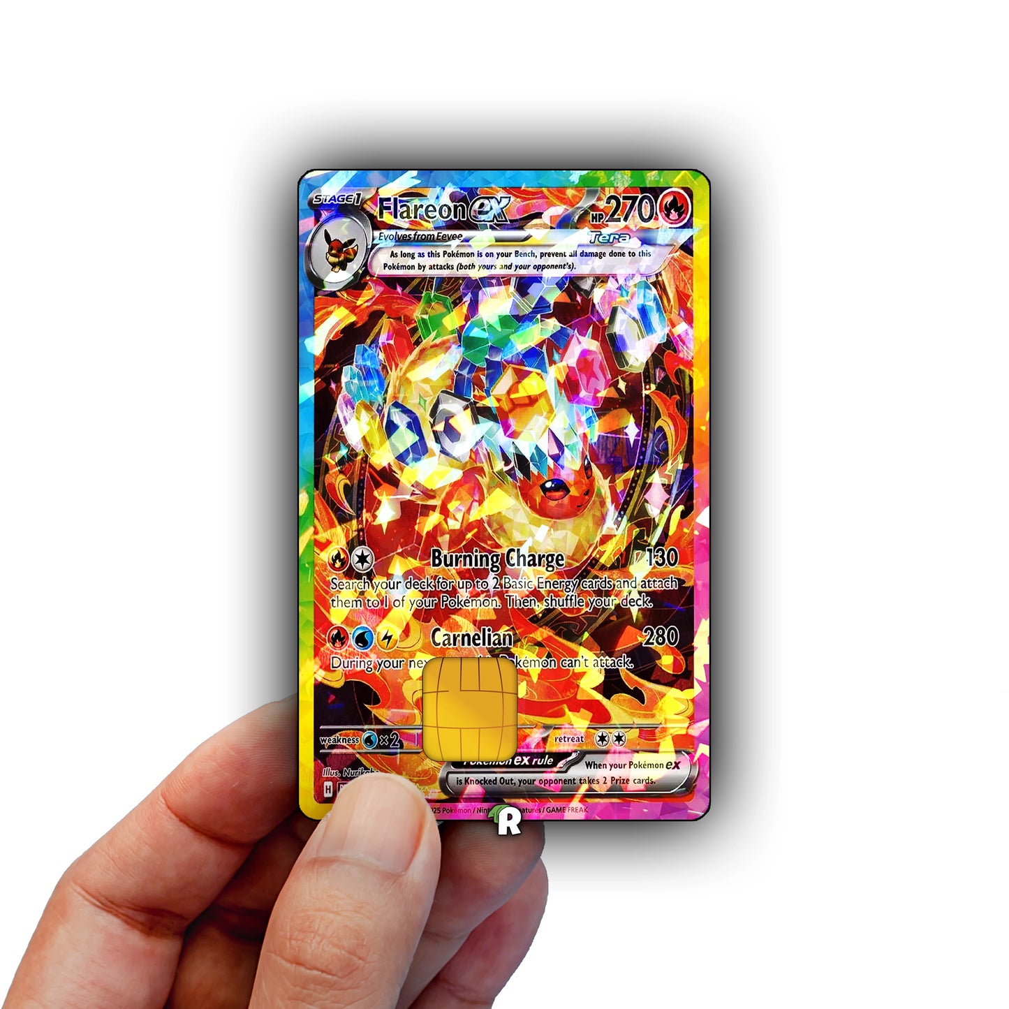 Terastal Flareon Credit Card Skin