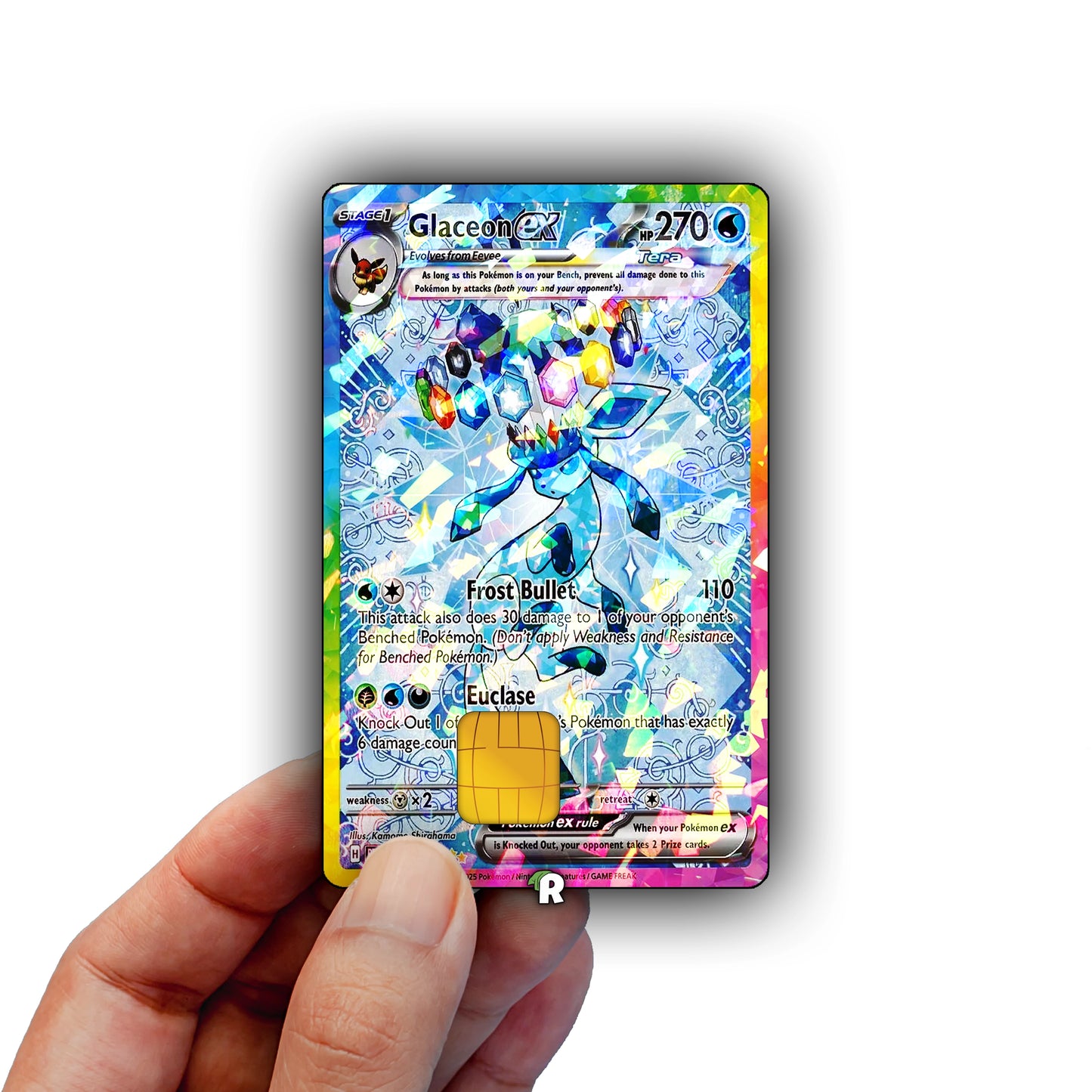 Terastal Glaceon Credit Card Skin
