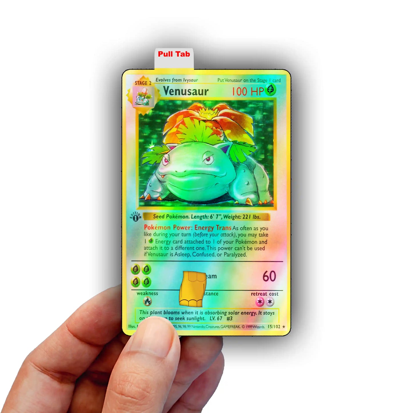 Venusaur Base Set Credit Card Skin