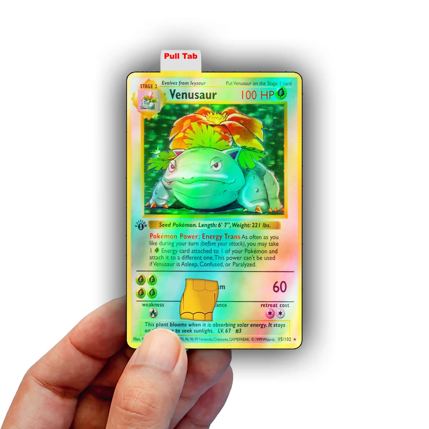 Venusaur Base Set Credit Card Skin
