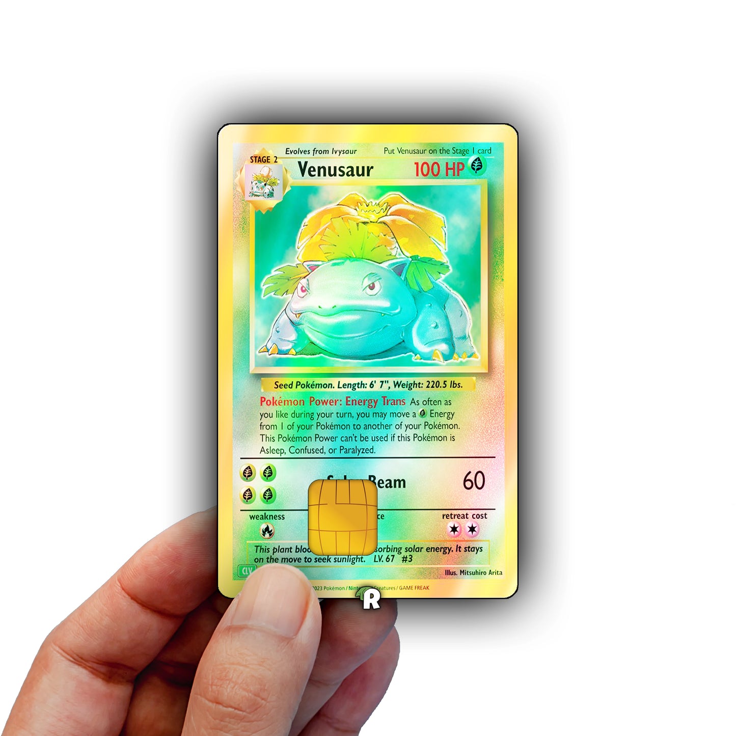 Venusaur Credit Card Skin