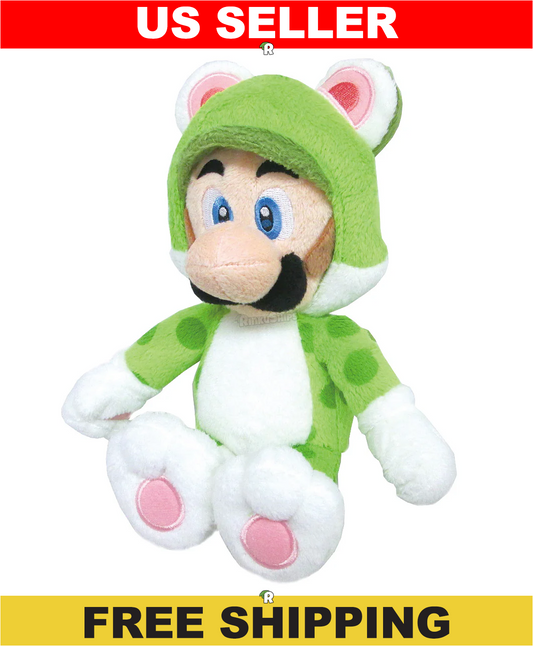 Cat Luigi 10" Nintendo Little Buddy Licensed Plush