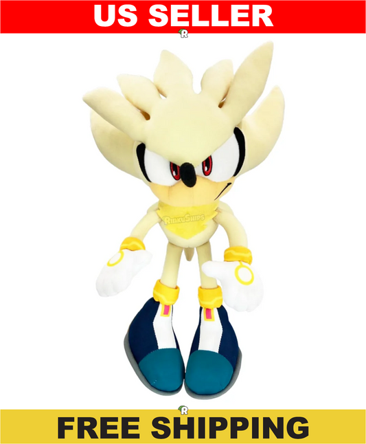 Super Silver 10" Sega Great Eastern Entertainment Licensed Plush