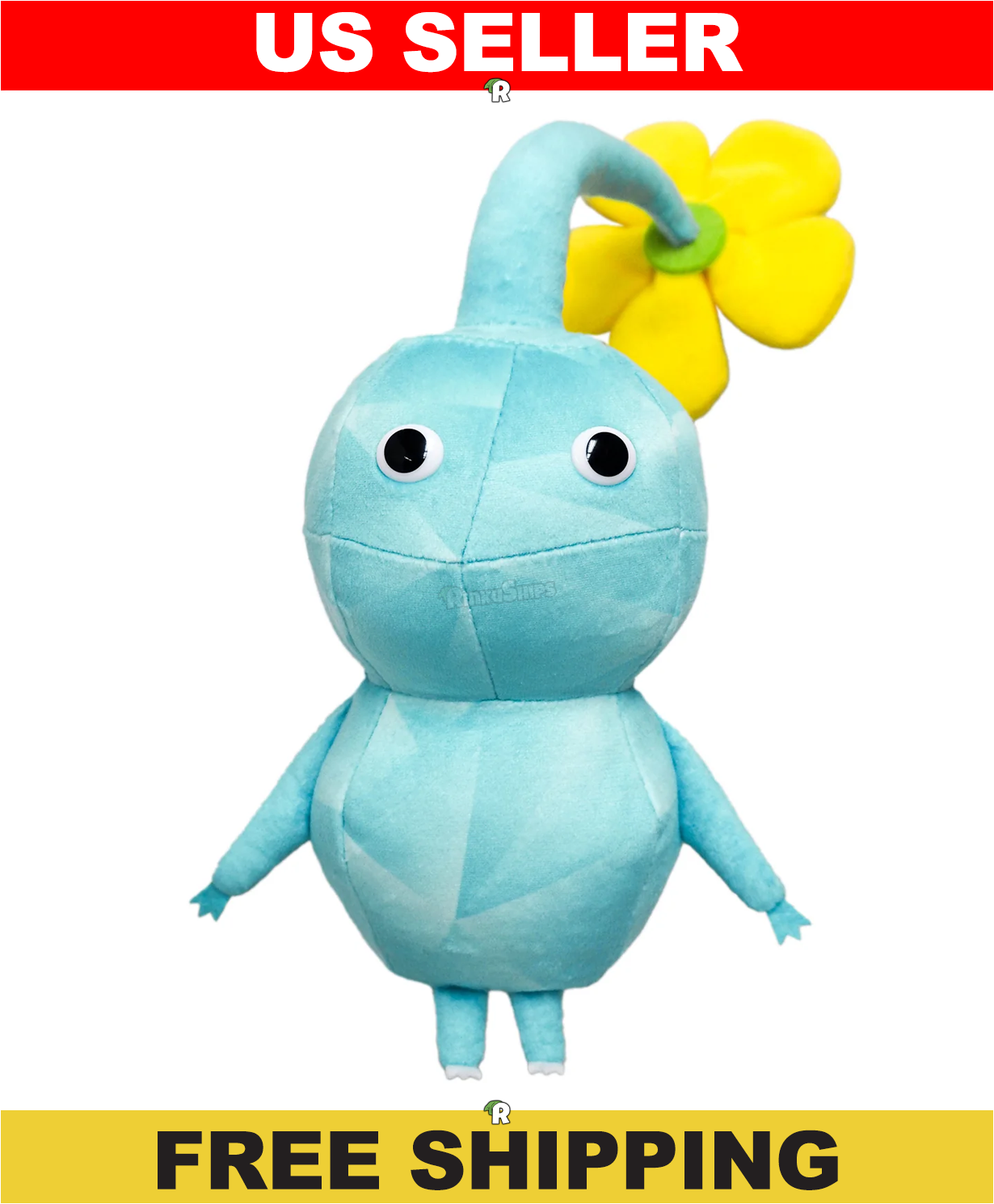 Ice Pikmin 7" Nintendo Little Buddy Licensed Plush