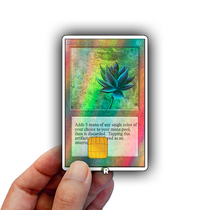 Black Lotus Credit Card Skin