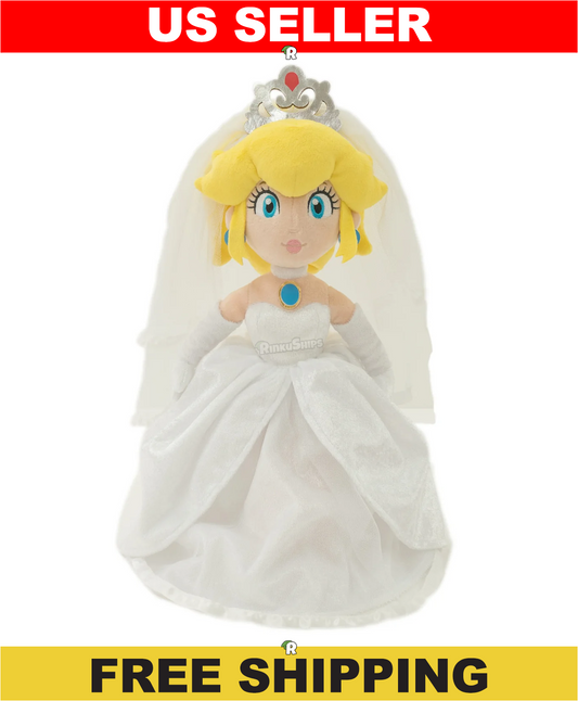 Peach Bride 16" Nintendo Little Buddy Licensed Plush