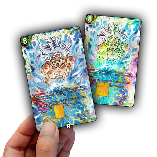 Goku, The Awakened Power Credit Card Skin