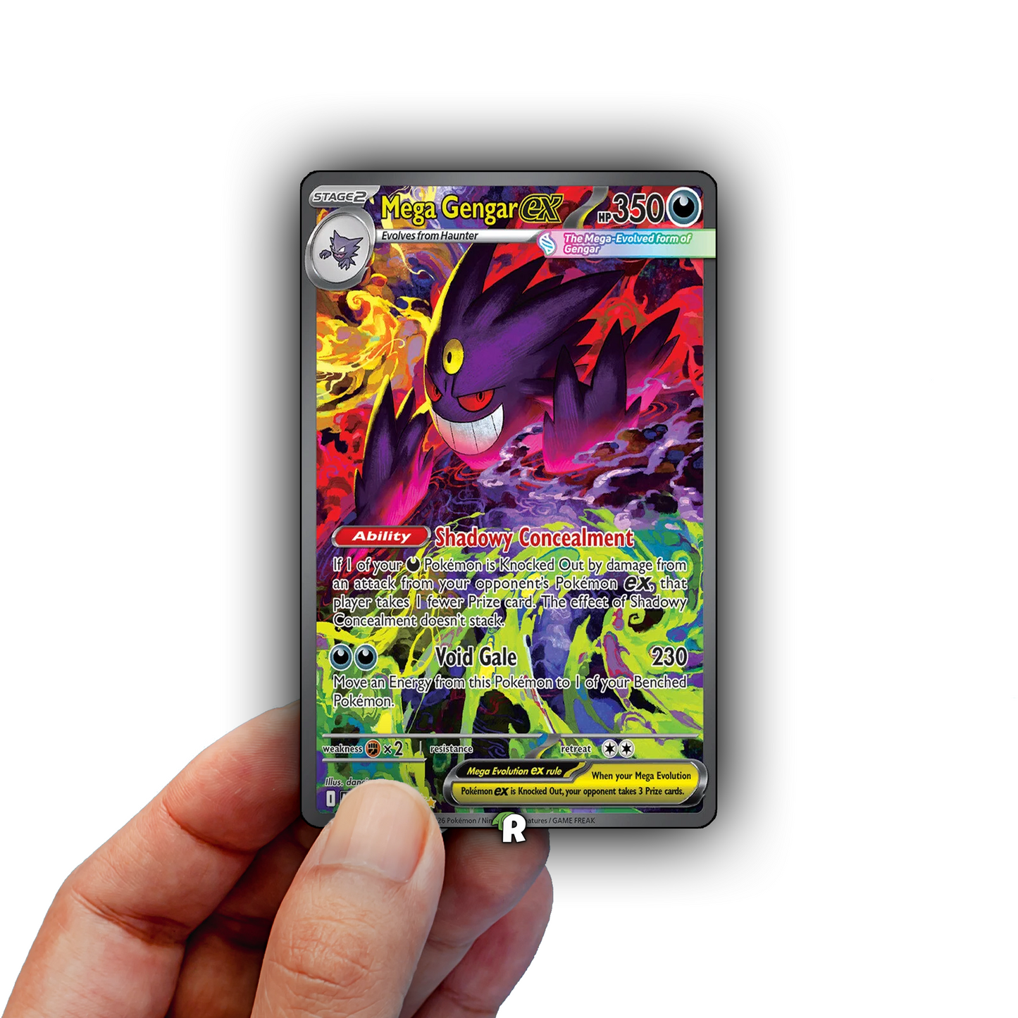 Mega Gengar Credit Card Skin