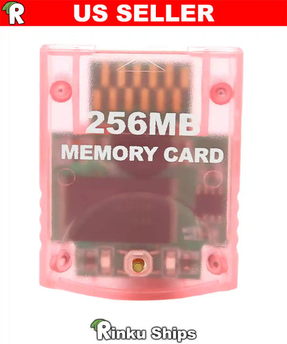 New 256MB Memory Card for Gamecube / Wii - Nintendo GC Stick Pink