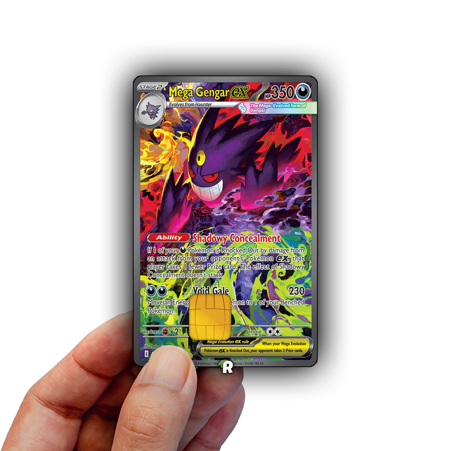 Mega Gengar Credit Card Skin