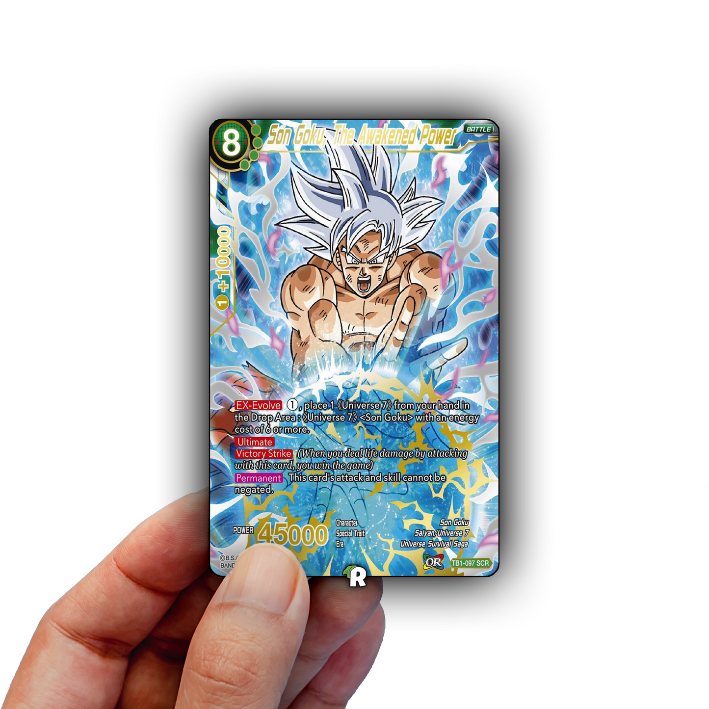 Goku, The Awakened Power Credit Card Skin