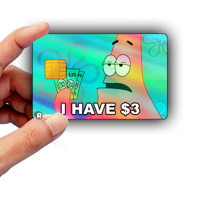 SpongeBob 3 Dollar Meme Credit Card Skin