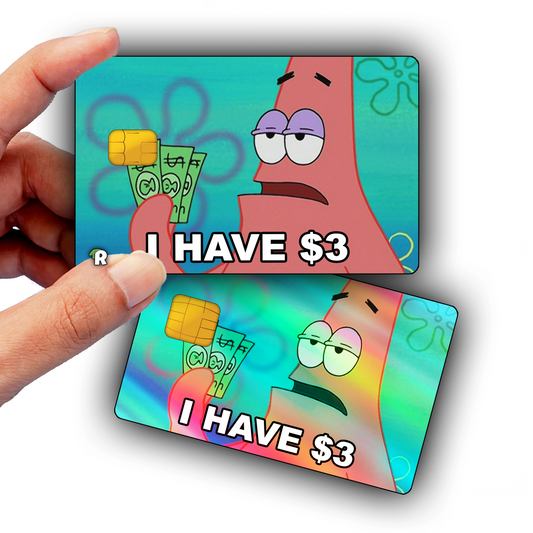 SpongeBob 3 Dollar Meme Credit Card Skin