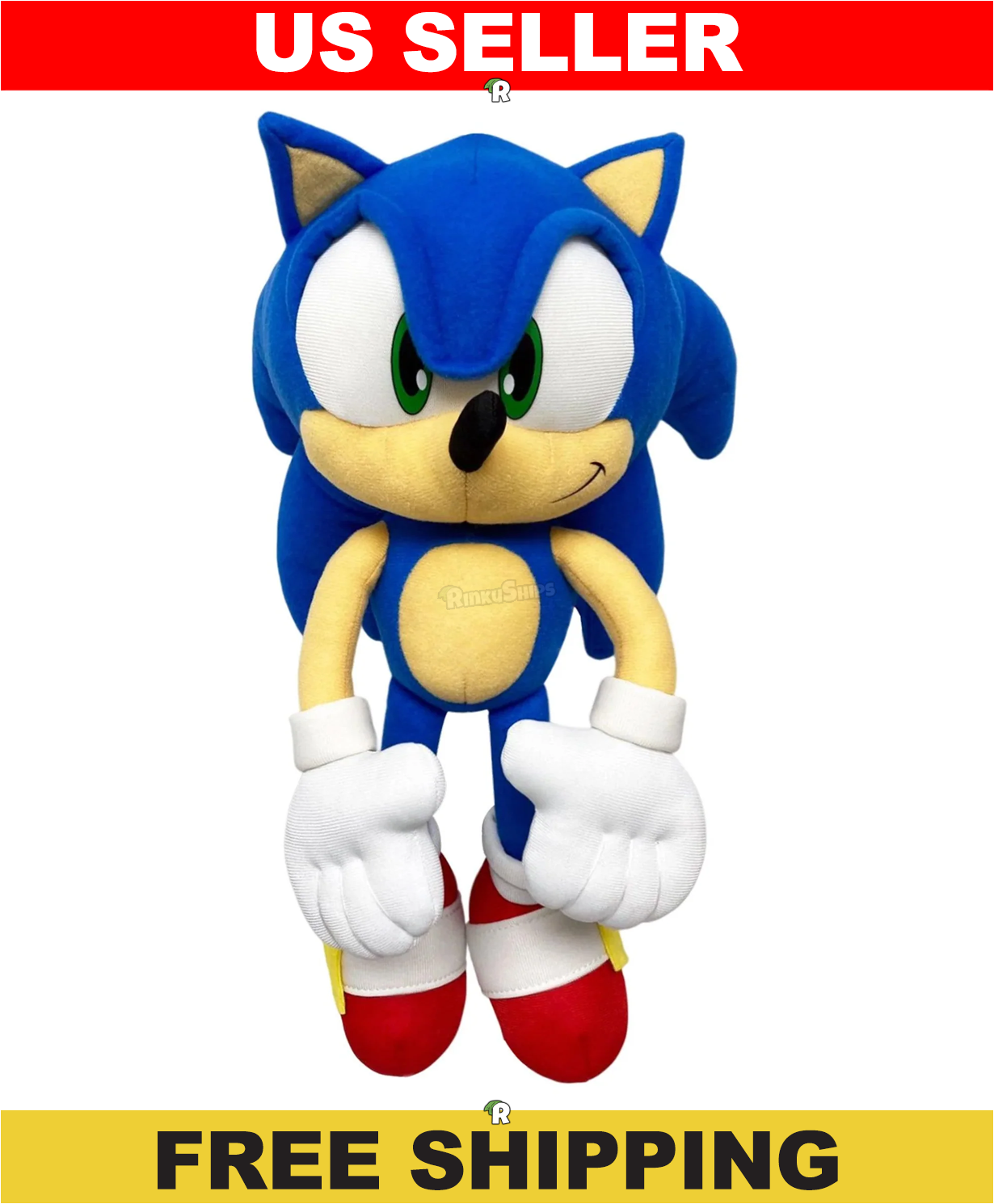 Sonic 12" Sega Great Eastern Entertainment Licensed Plush