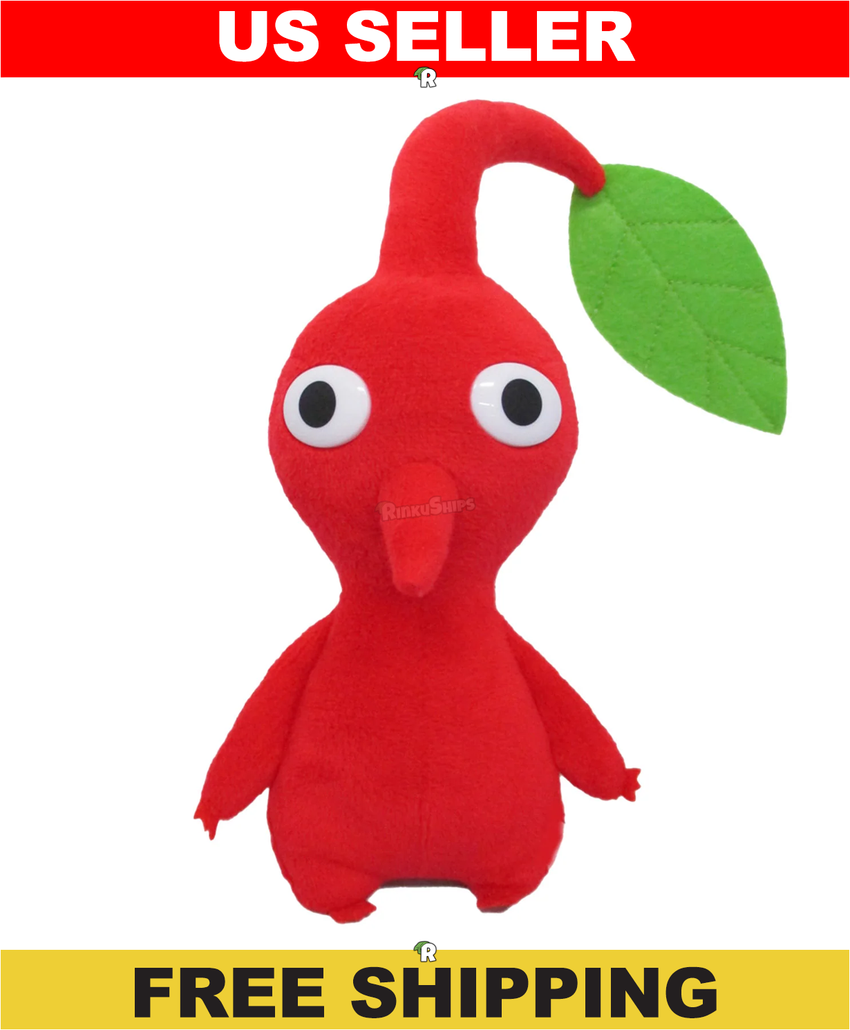 Red Pikmin 7" Nintendo Little Buddy Licensed Plush