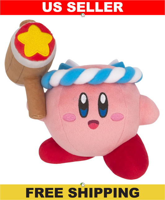 Kirby Hammer 5" Nintendo Little Buddy Licensed Plush