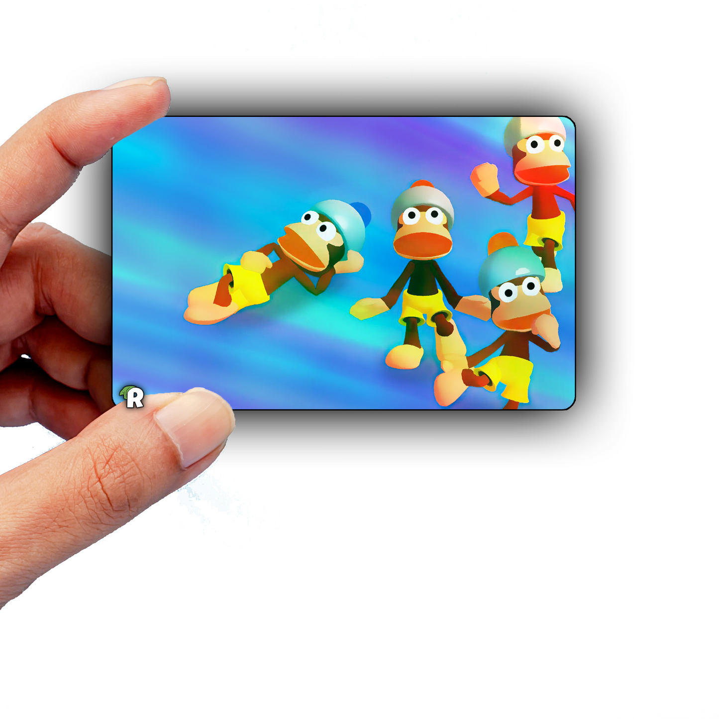 Ape Escape Monkeys Credit Card Skin