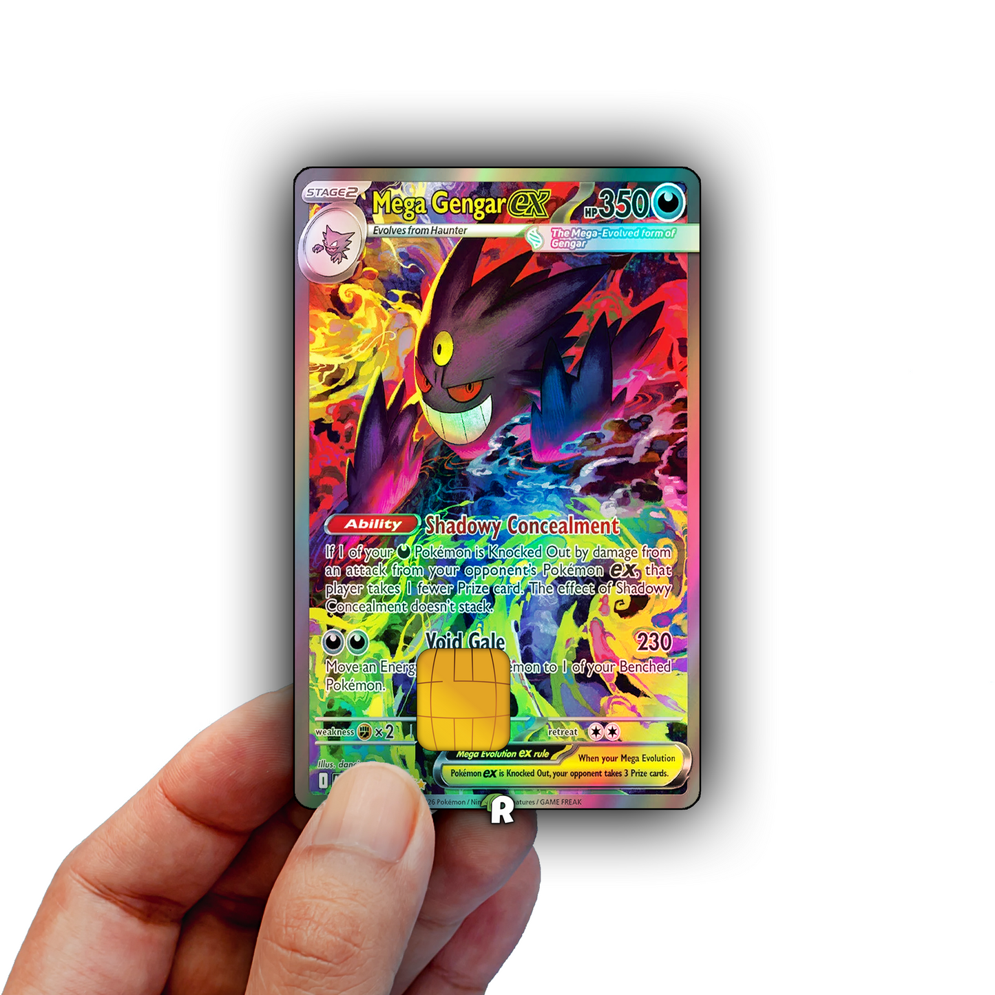 Mega Gengar Credit Card Skin