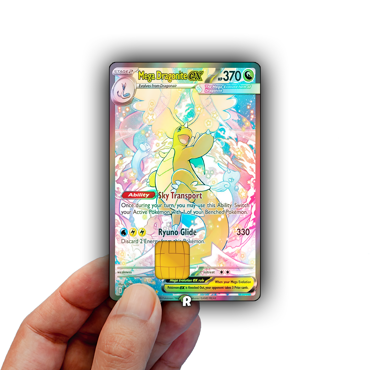 Mega Dragonite Credit Card Skin