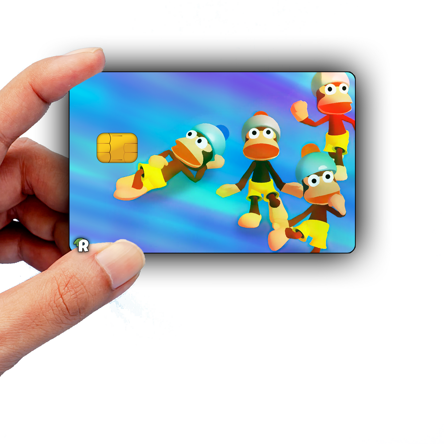 Ape Escape Monkeys Credit Card Skin