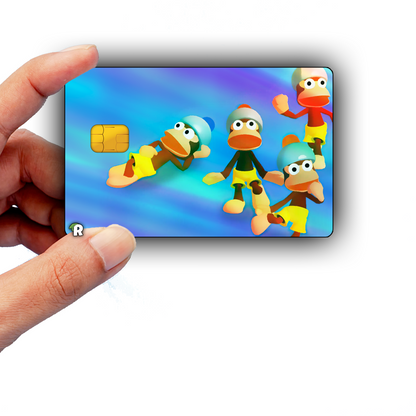 Ape Escape Monkeys Credit Card Skin
