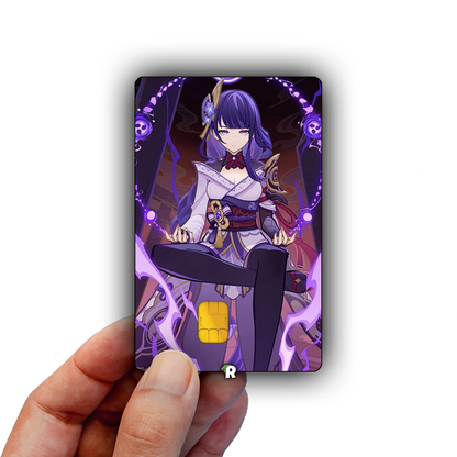 Raiden Shogun Credit Card Skin