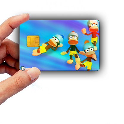 Ape Escape Monkeys Credit Card Skin