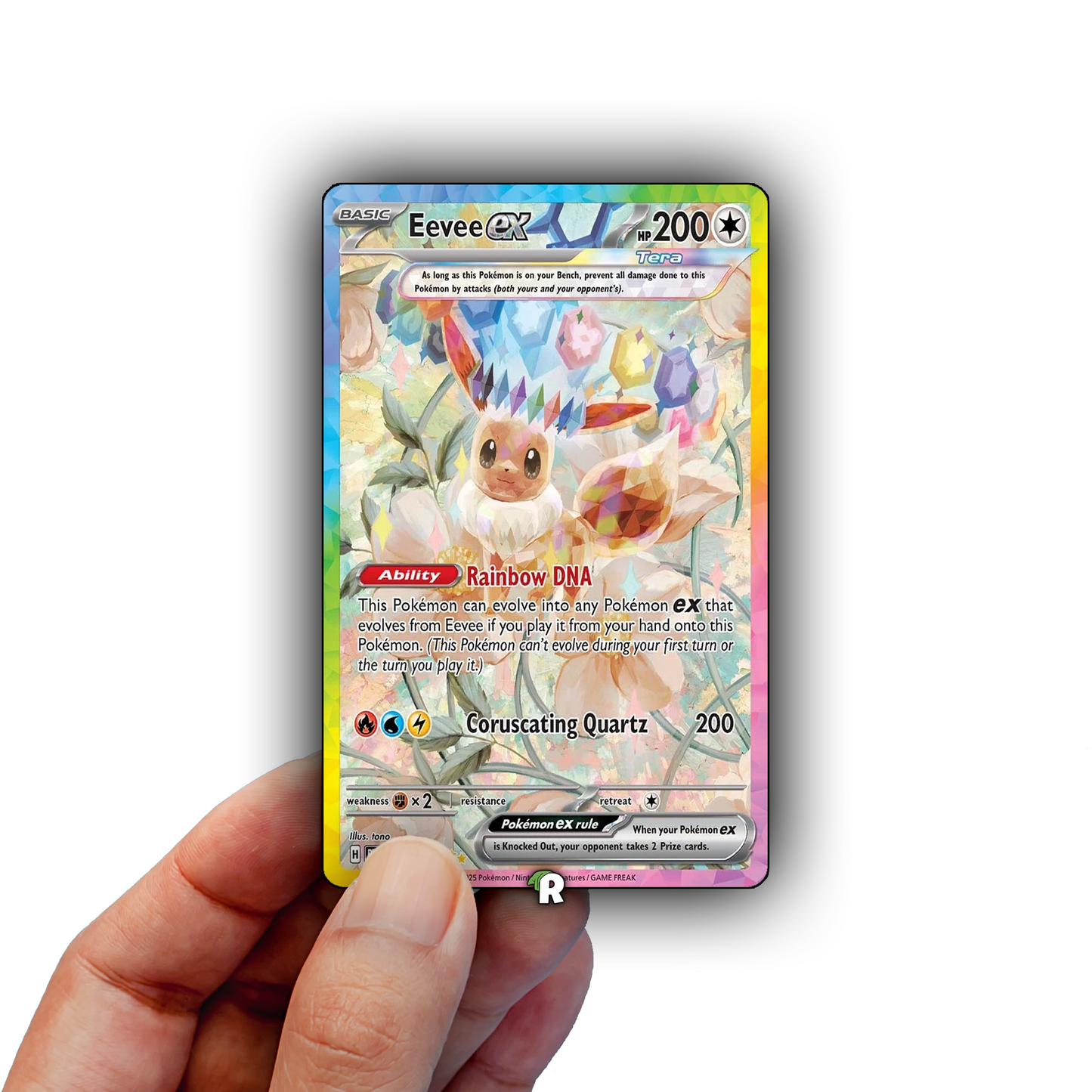 Terastal Eevee Credit Card Skin