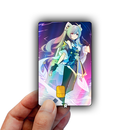 Keqing Credit Card Skin