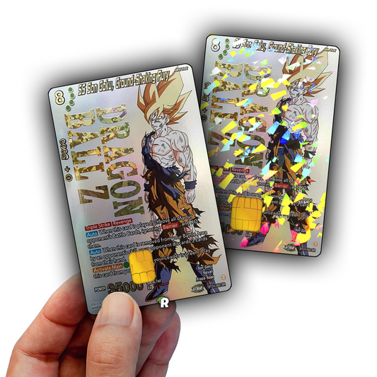 Goku Ground-Shaking Fury Credit Card Skin