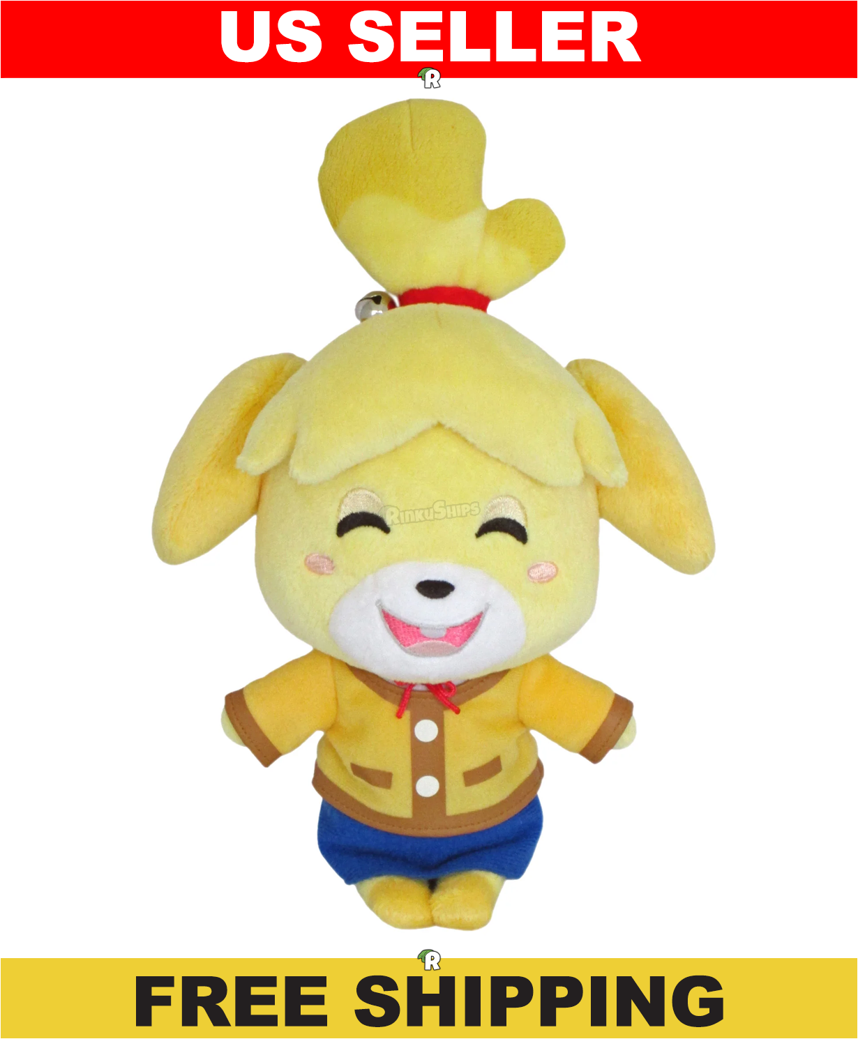 Isabelle Smiling 6" Nintendo Little Buddy Licensed Plush