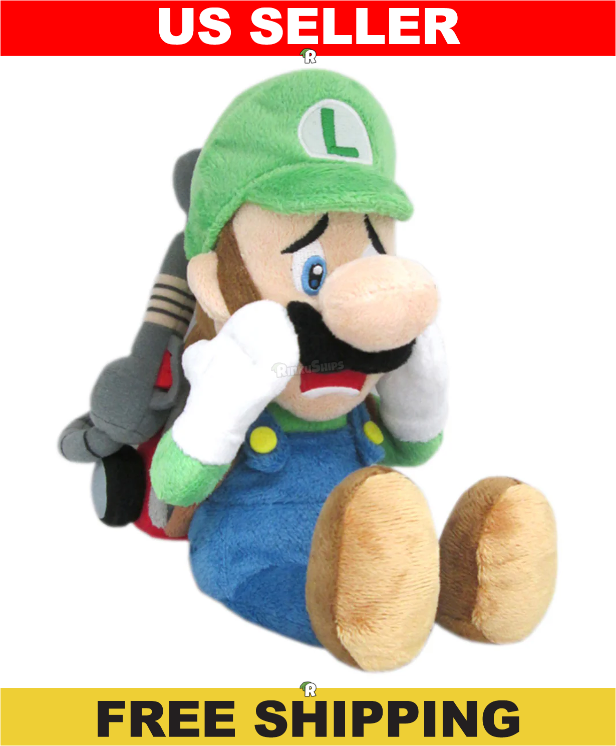 Luigi's Mansion Luigi 7" Nintendo Little Buddy Licensed Plush