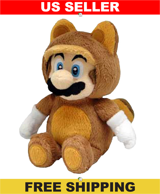 Tanooki Mario 9" Nintendo Little Buddy Licensed Plush