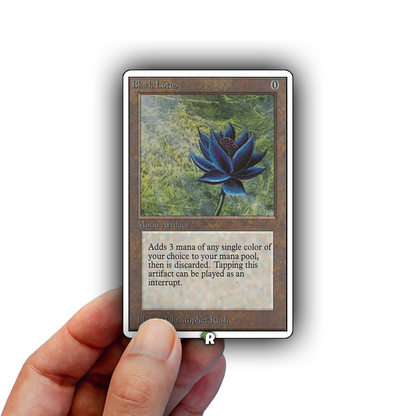 Black Lotus Credit Card Skin