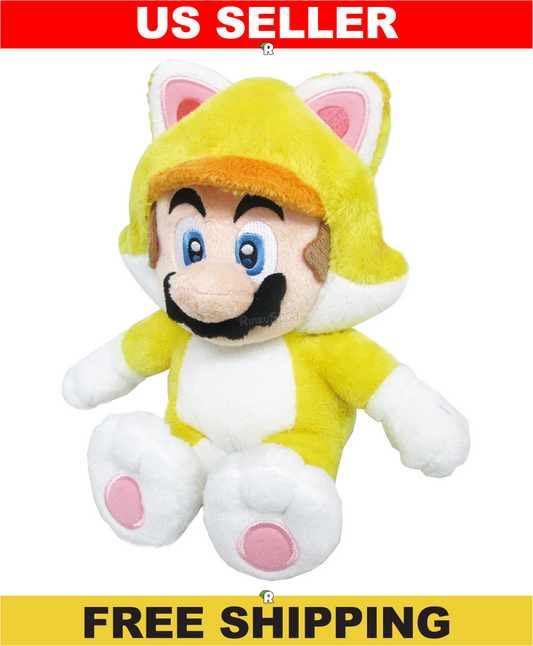 Cat Mario 10" Nintendo Little Buddy Licensed Plush