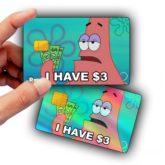SpongeBob 3 Dollar Meme Credit Card Skin