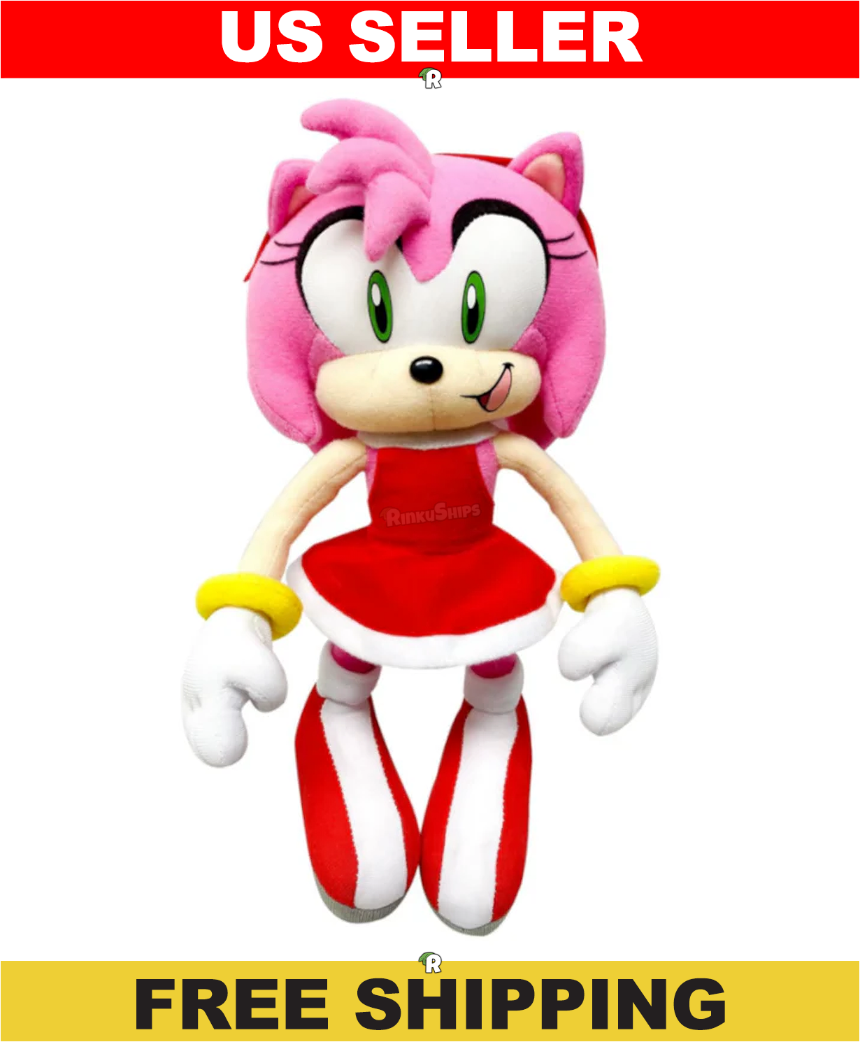 Amy 9" Sega Great Eastern Entertainment Licensed Plush